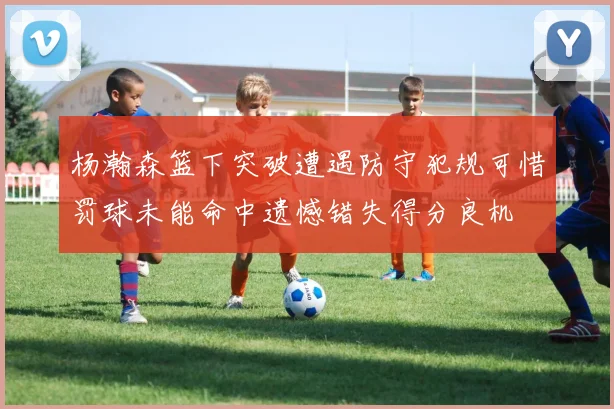 杨瀚森篮下突破遭遇防守犯规可惜罚球未能命中遗憾错失得分良机